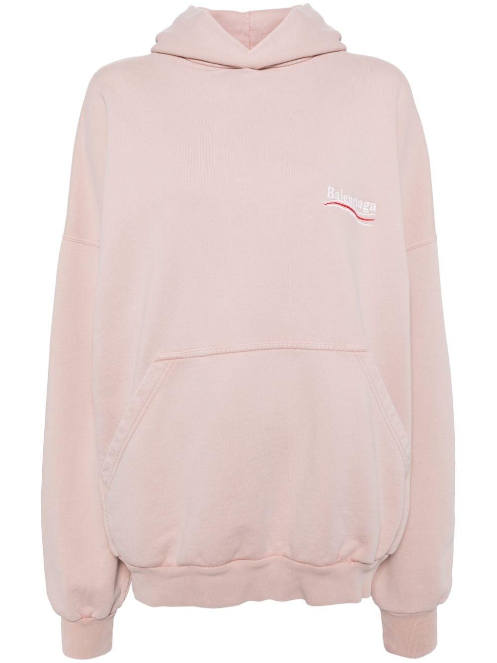 Logo-print hoodie<BR/><BR/><BR/> 739024 TKVI91764 BALENCIAGA 