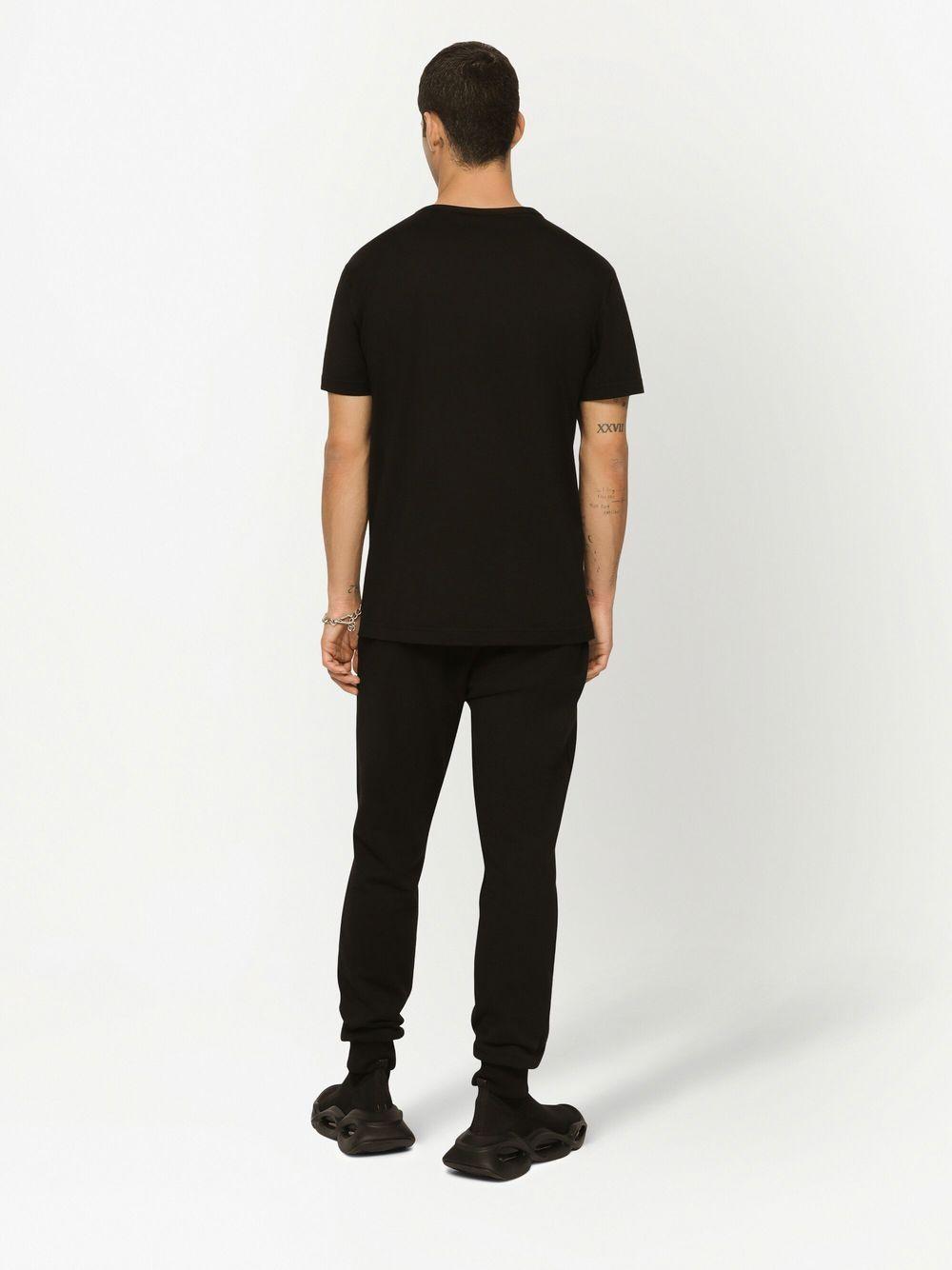 Logo-tag cotton T-shirt G8PT1T G7F2IN0000 DOLCE & GABBANA 