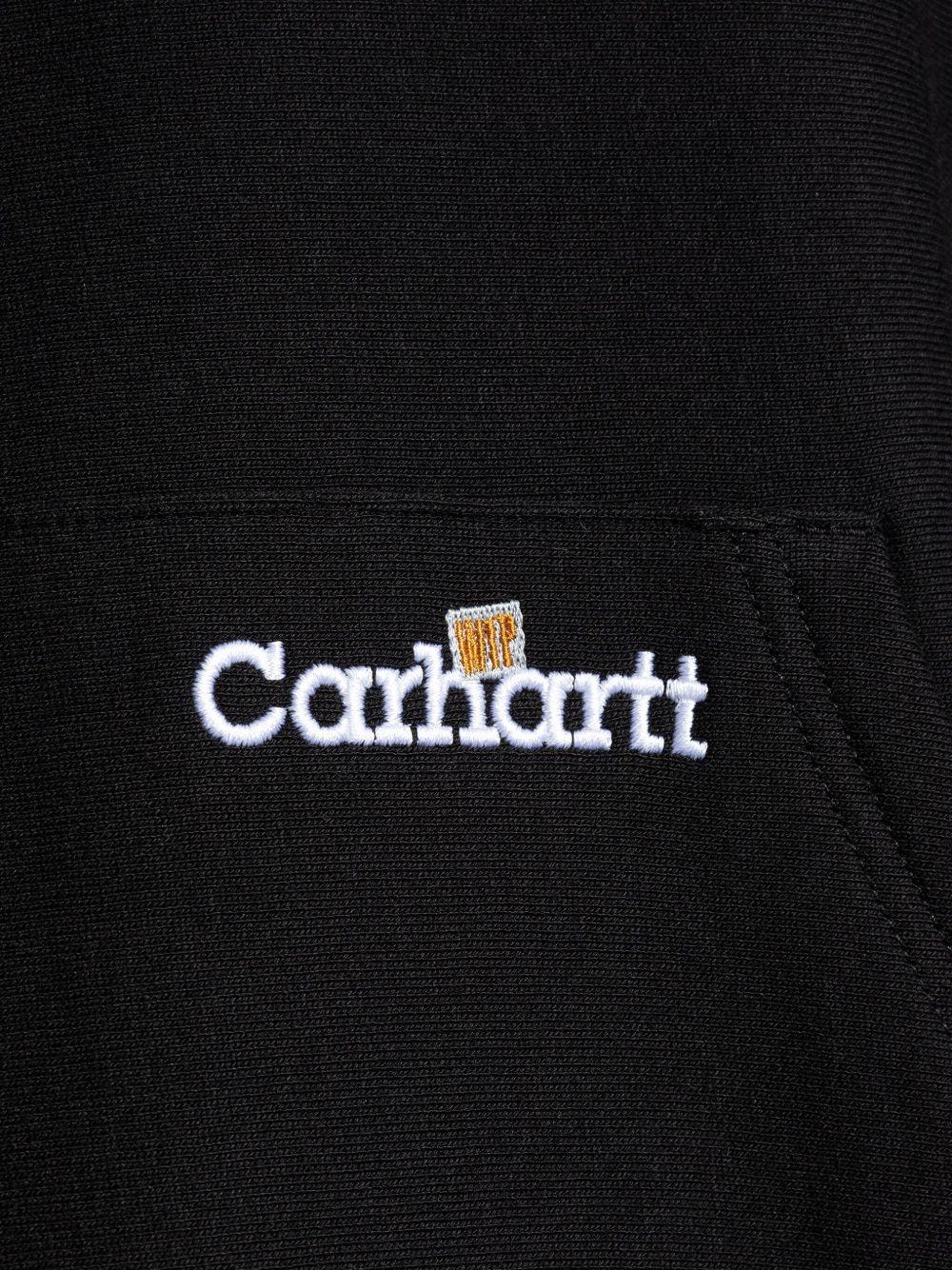 Hooded Label Script Sweat I034430 Hooded Label Script Sweat89.XX CARHARTT WIP 