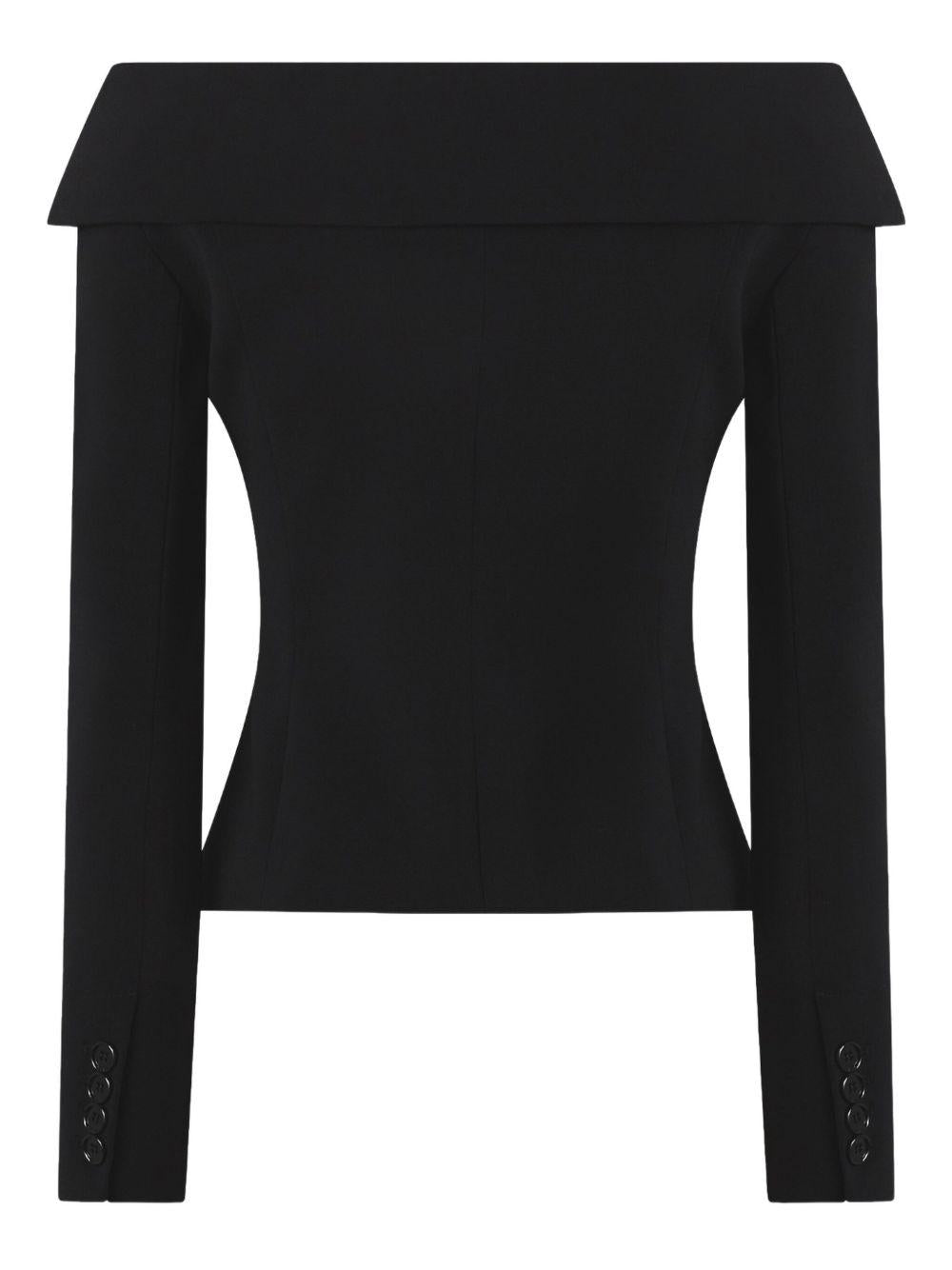 Fitted jacket with bare shoulders 106132 A304Z99 PINKO 