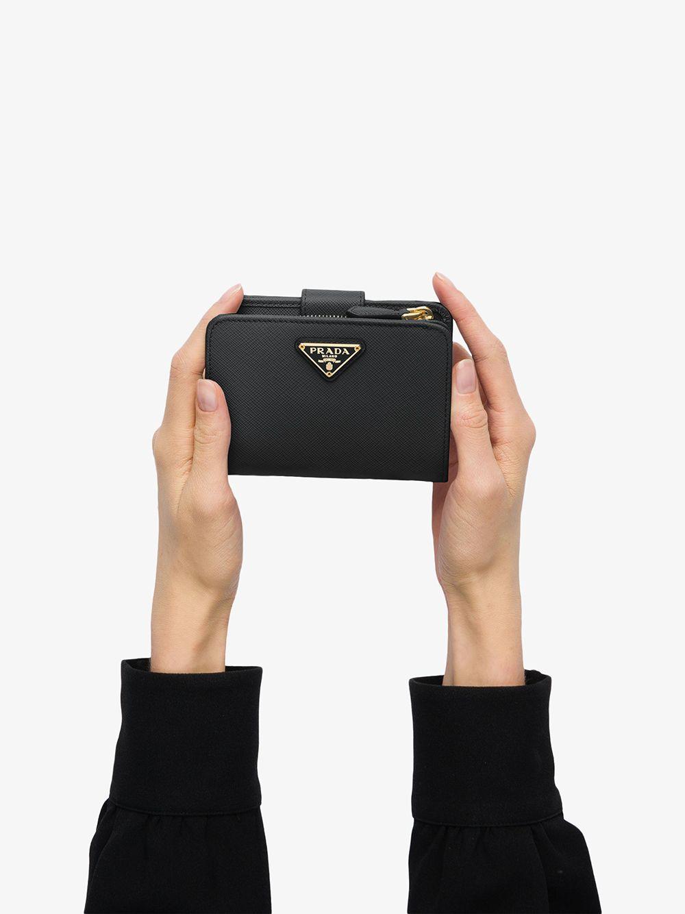 Saffiano leather small wallet 1ML018QHH F0002 PRADA 