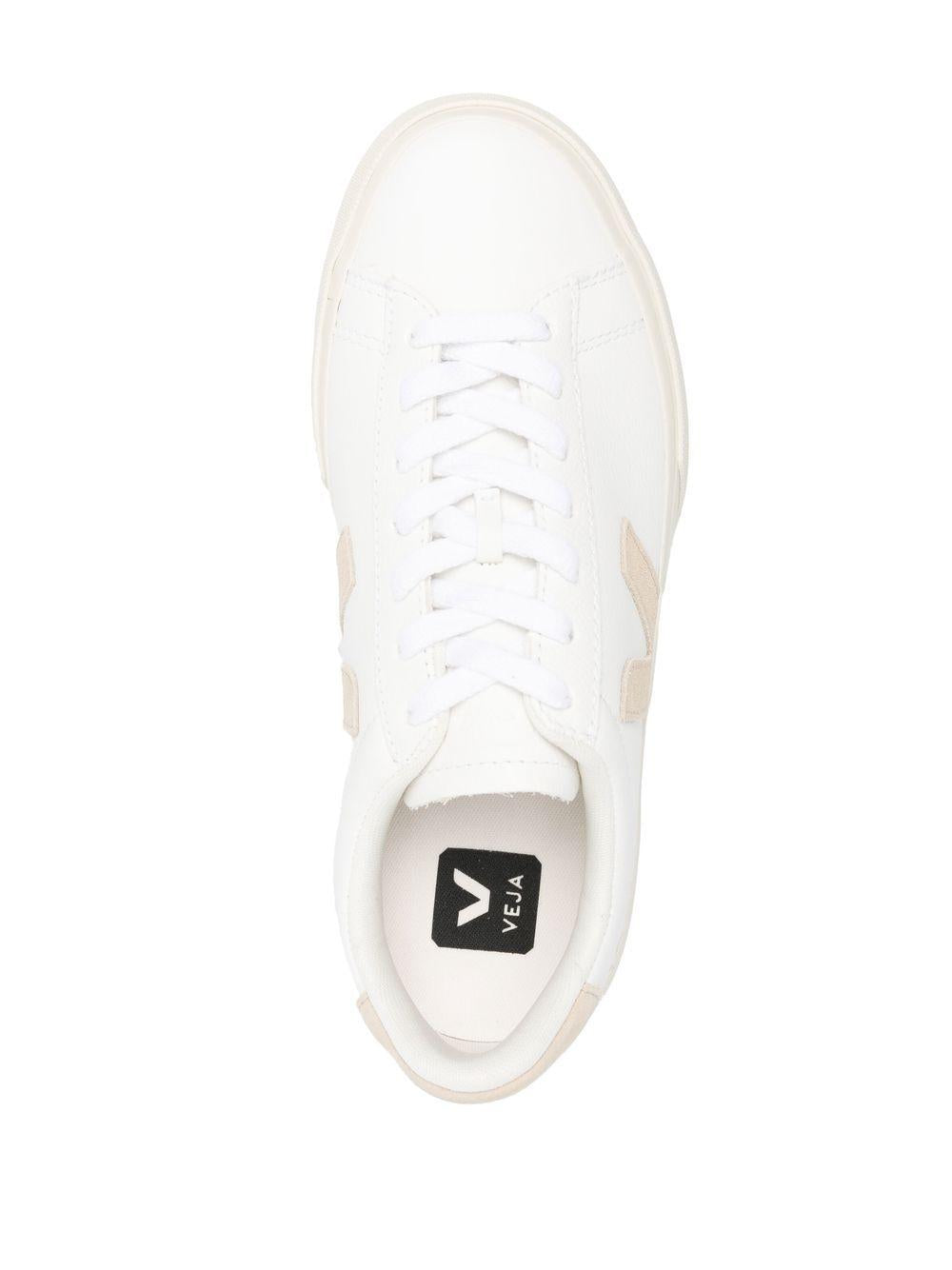 Campo low-top lace-up sneakers<BR/><BR/> CP0502920 EXTRA WHITE/ALMOND VEJA 