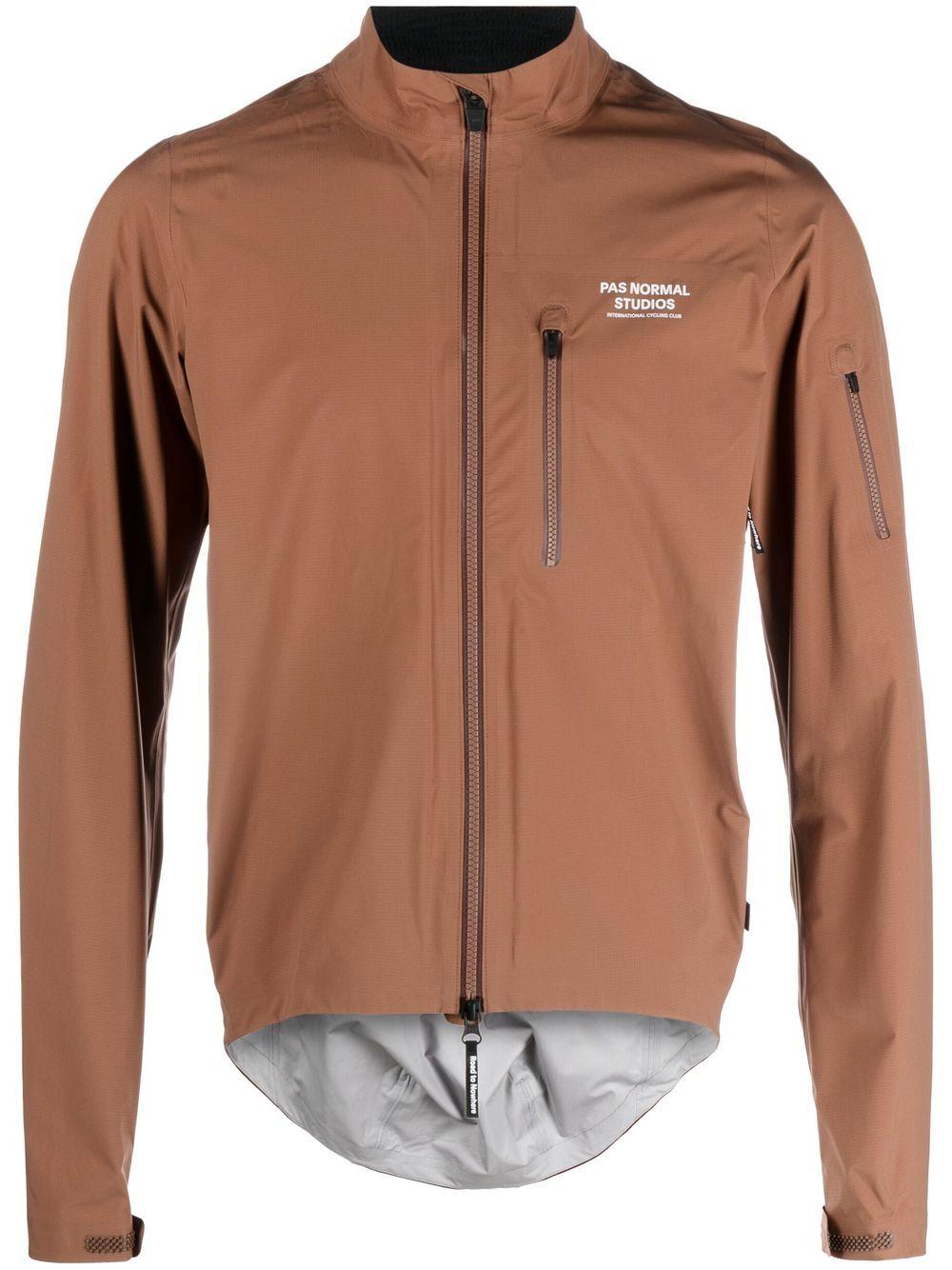 Front logo cycling jacket MO1127G HAZEL PAS NORMAL STUDIOS 