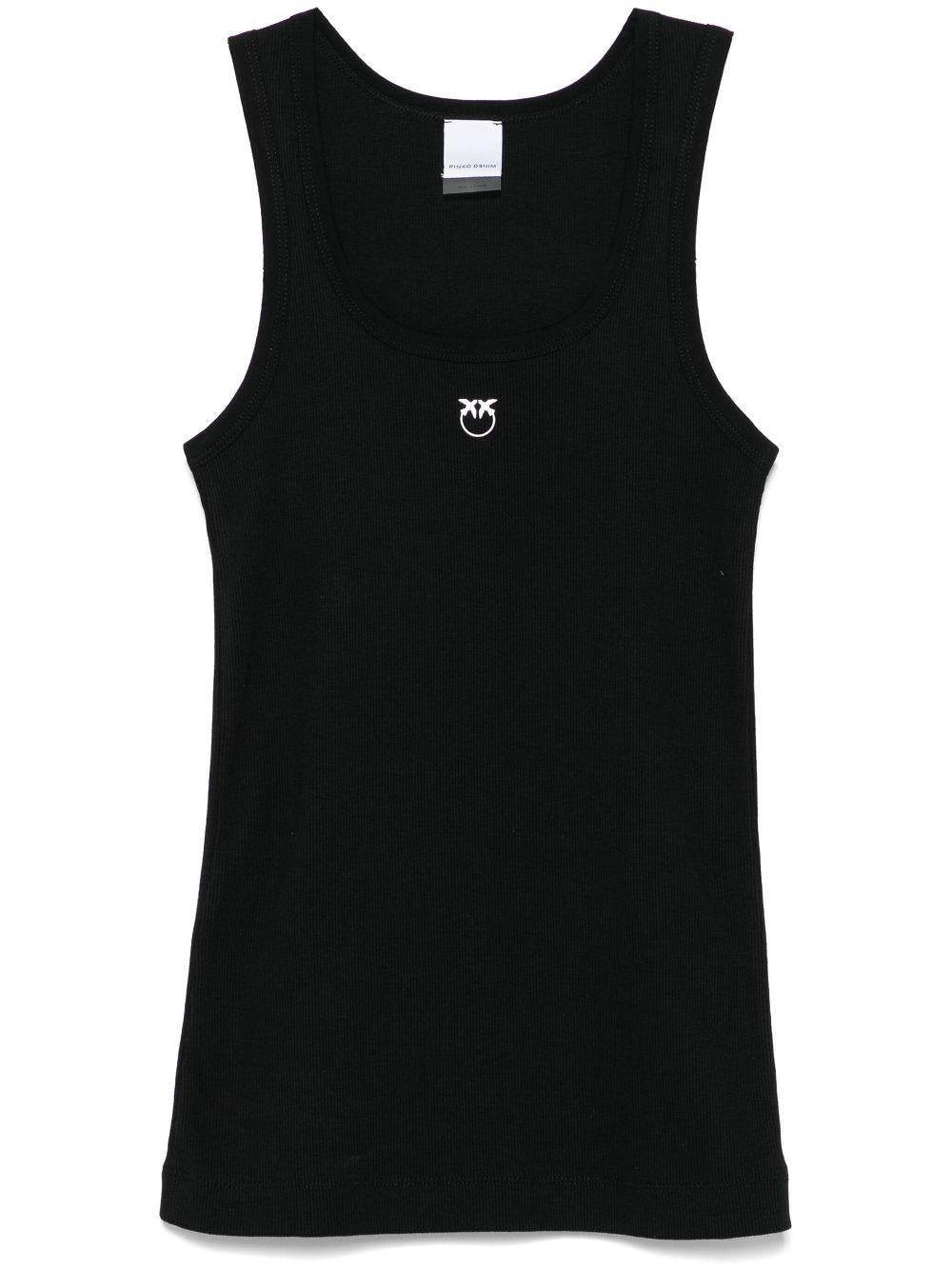 Love Birds-motif tank top<BR/><BR/><BR/> 100807 A2C1Z99 PINKO 