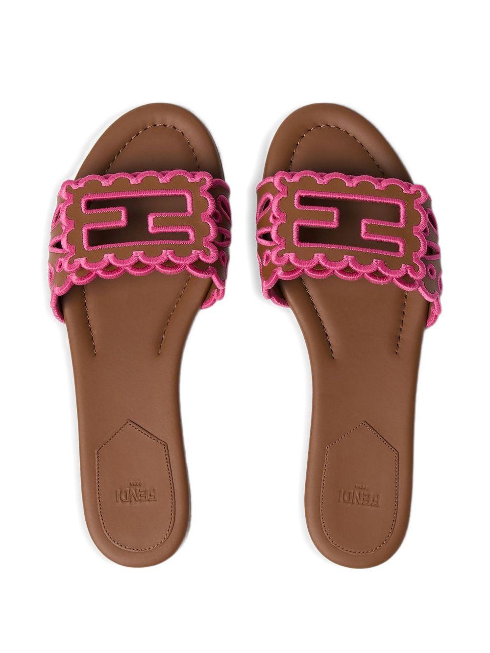 Baguette nappa leather slides 8R8979 AWLAF1VP2 FENDI 