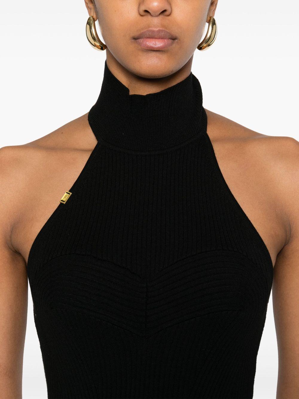 Ribbed-knit dress<BR/><BR/><BR/> AM60S51E2 110 ELISABETTA FRANCHI 