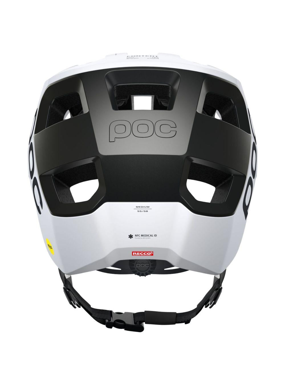 Axion Race Mips helmet 10521 HYDROGEN WHITE/URANIUM BLACK M POC 