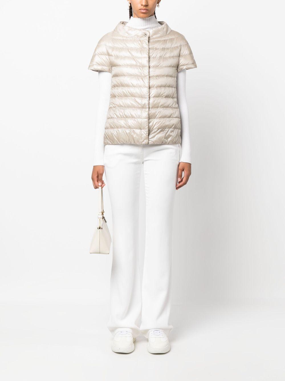 Margherita short-sleeve quilted jacket PI0003DIC 120171985 HERNO 