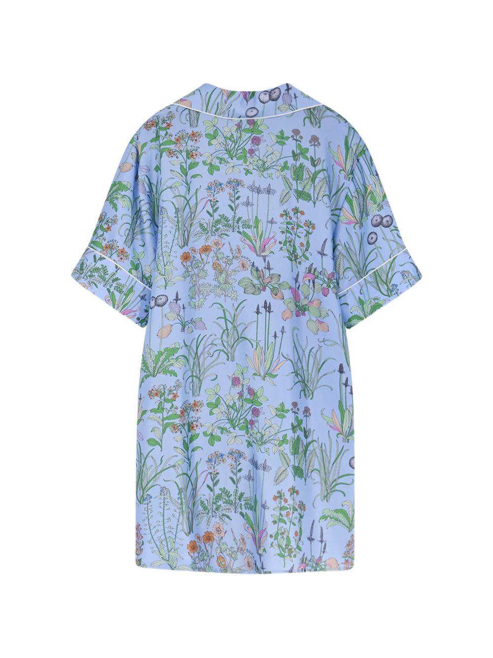 Printed silk twill shirt 855618 ZAULE4340 GUCCI 