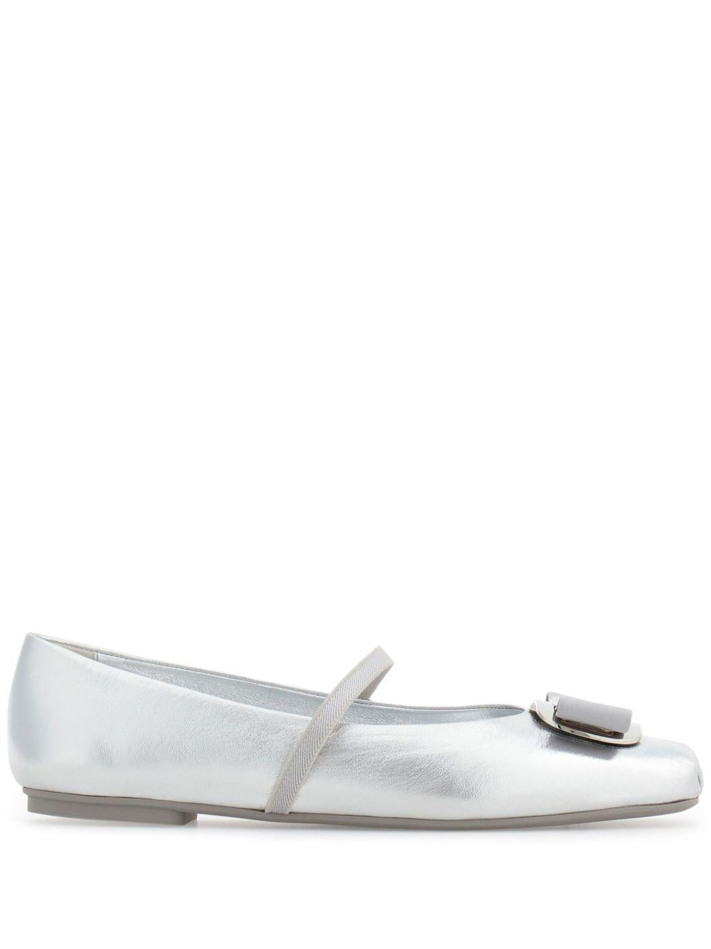 FERRAGAMO 01H345 ZINA769030SILVER FONDO BIANCO