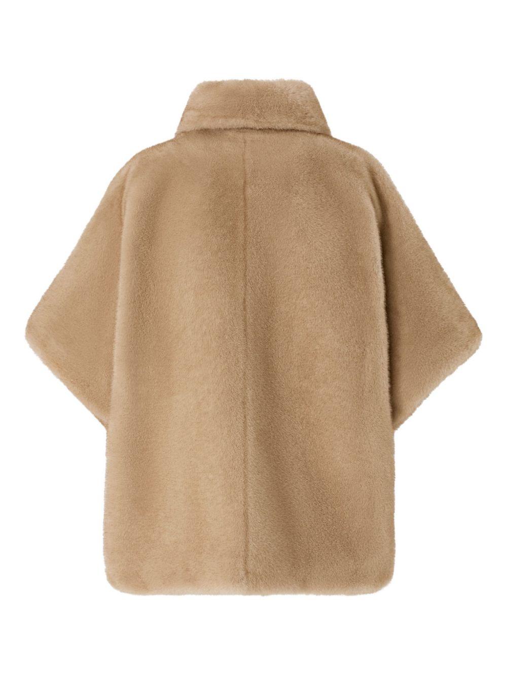 Faux fur cape 103837 A2PIC60 PINKO 
