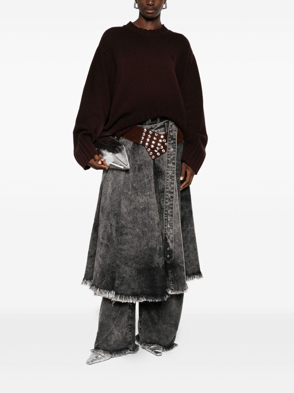 Wool cashmere sweater 251WCK00126 KWS008SP064 THE ATTICO 
