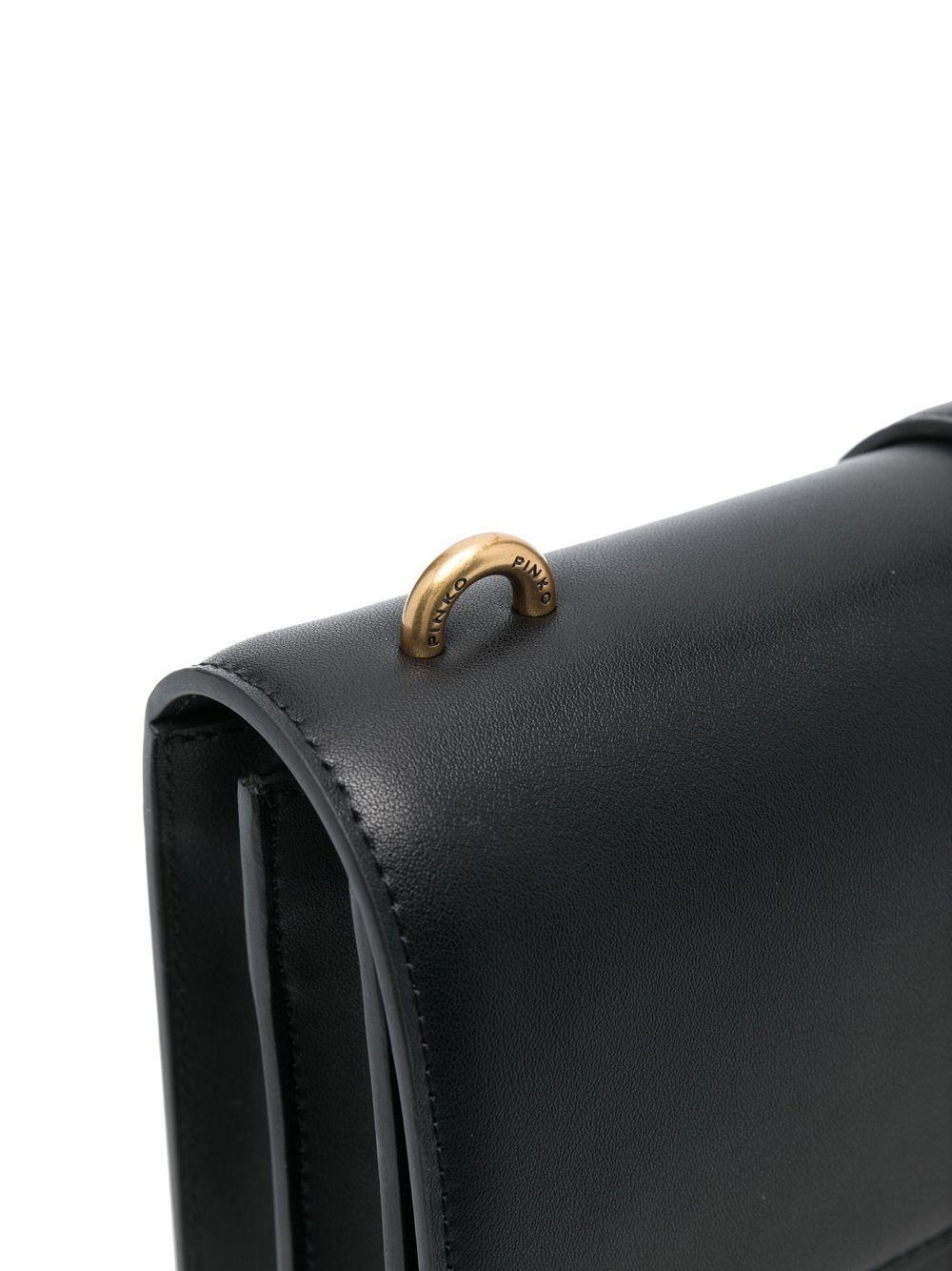 Love One leather crossbody bag<BR/><BR/><BR/> 100053 A0F1Z99Q PINKO 