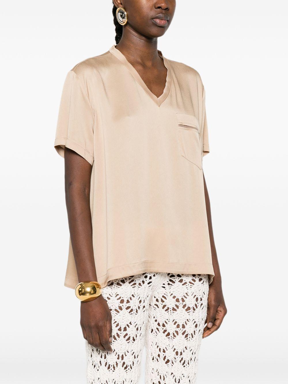 V-neck T-shirt TPD266F283L780 0157 FABIANA FILIPPI 