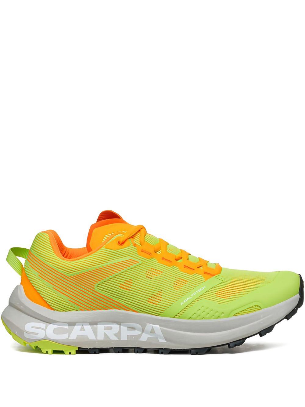Spin planet sneakers 33063-352 GREEN-ORANGE SCARPA 