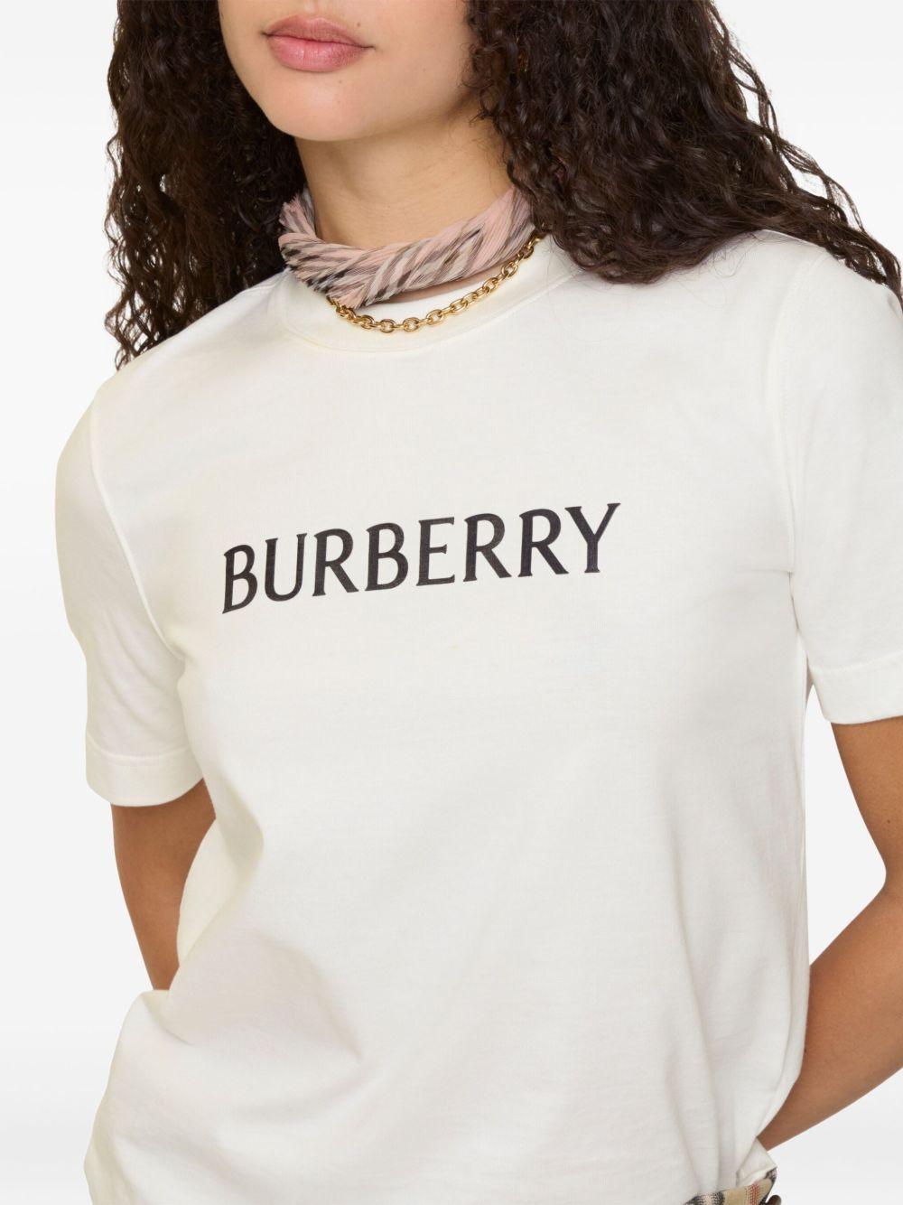 Logo Cotton T-shirt 8118978 B7078 BURBERRY 