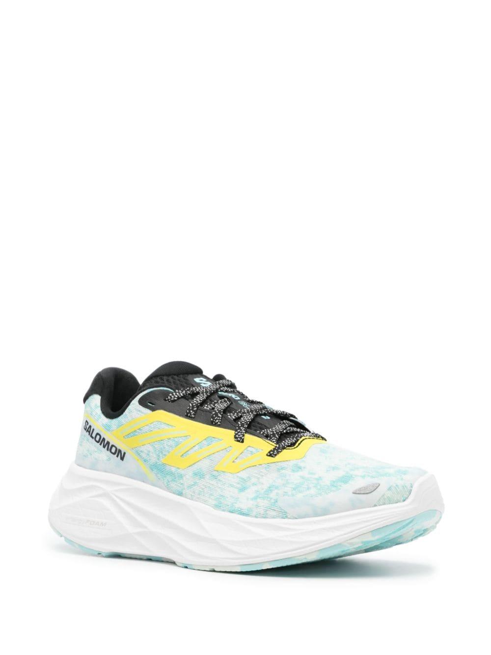 Aero Glide 2 running sneakers<BR/><BR/><BR/> L47426700 WHITE/SULPHR/TATURQ SALOMON 