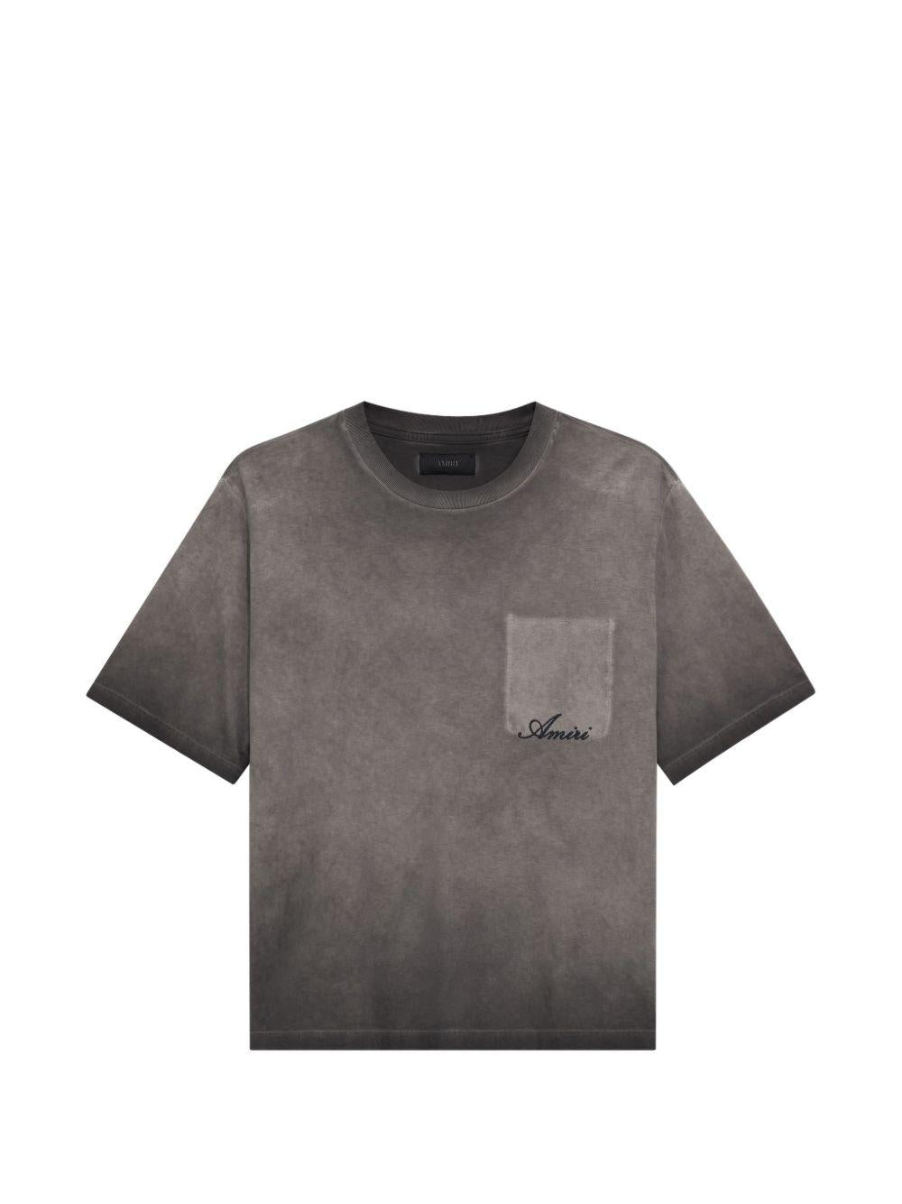 FADED POCKET BOX T-SHIRT AMTOJR1147 001 AMIRI 