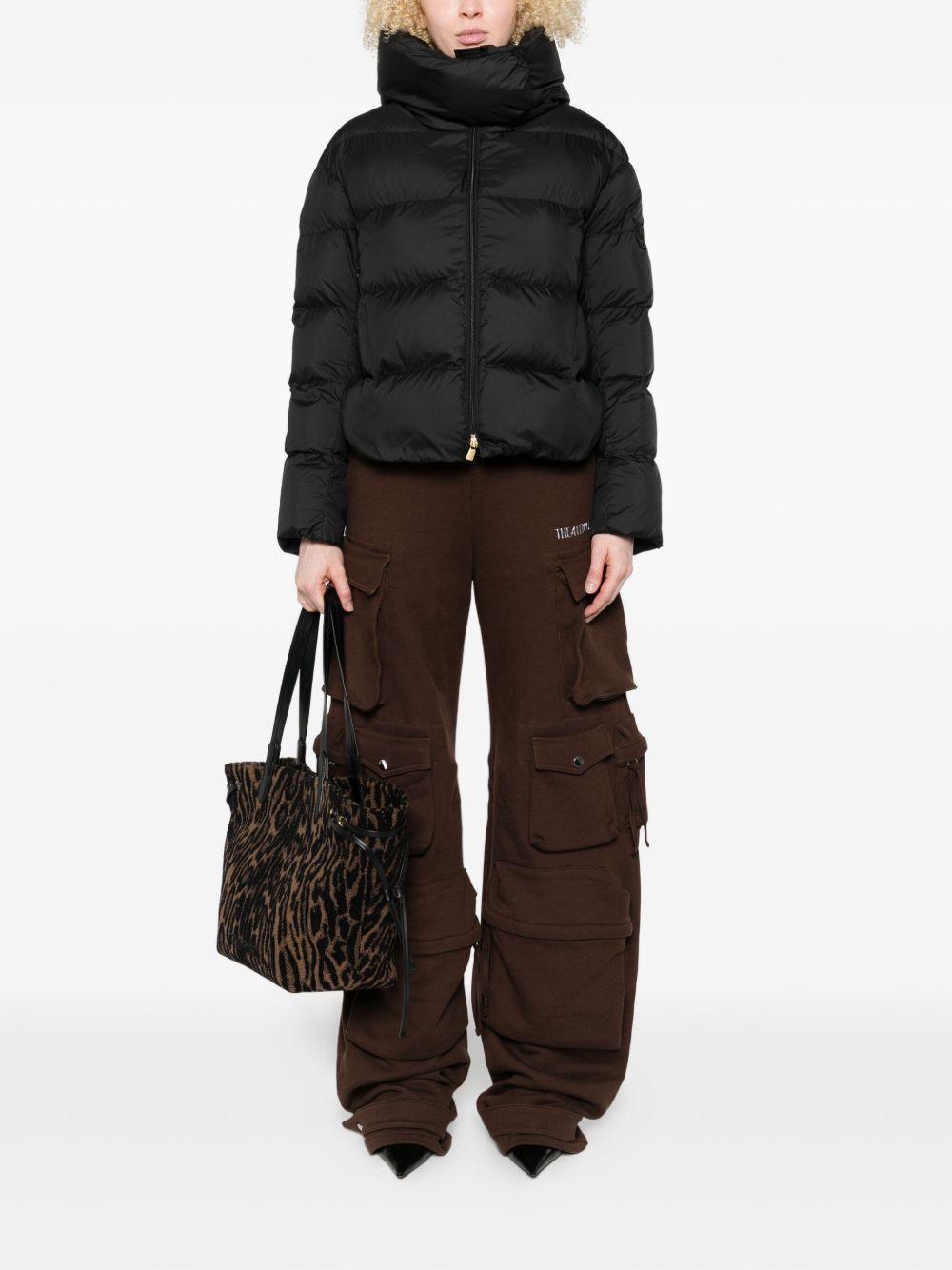Technical fabric hooded jacket 101602 A2P6Z99 PINKO 