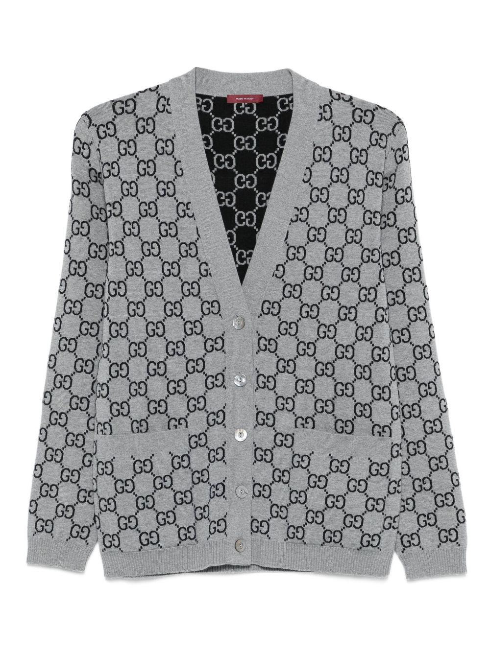 Reversible GG wool jacquard cardigan 798157 XKEJP1045 GUCCI 