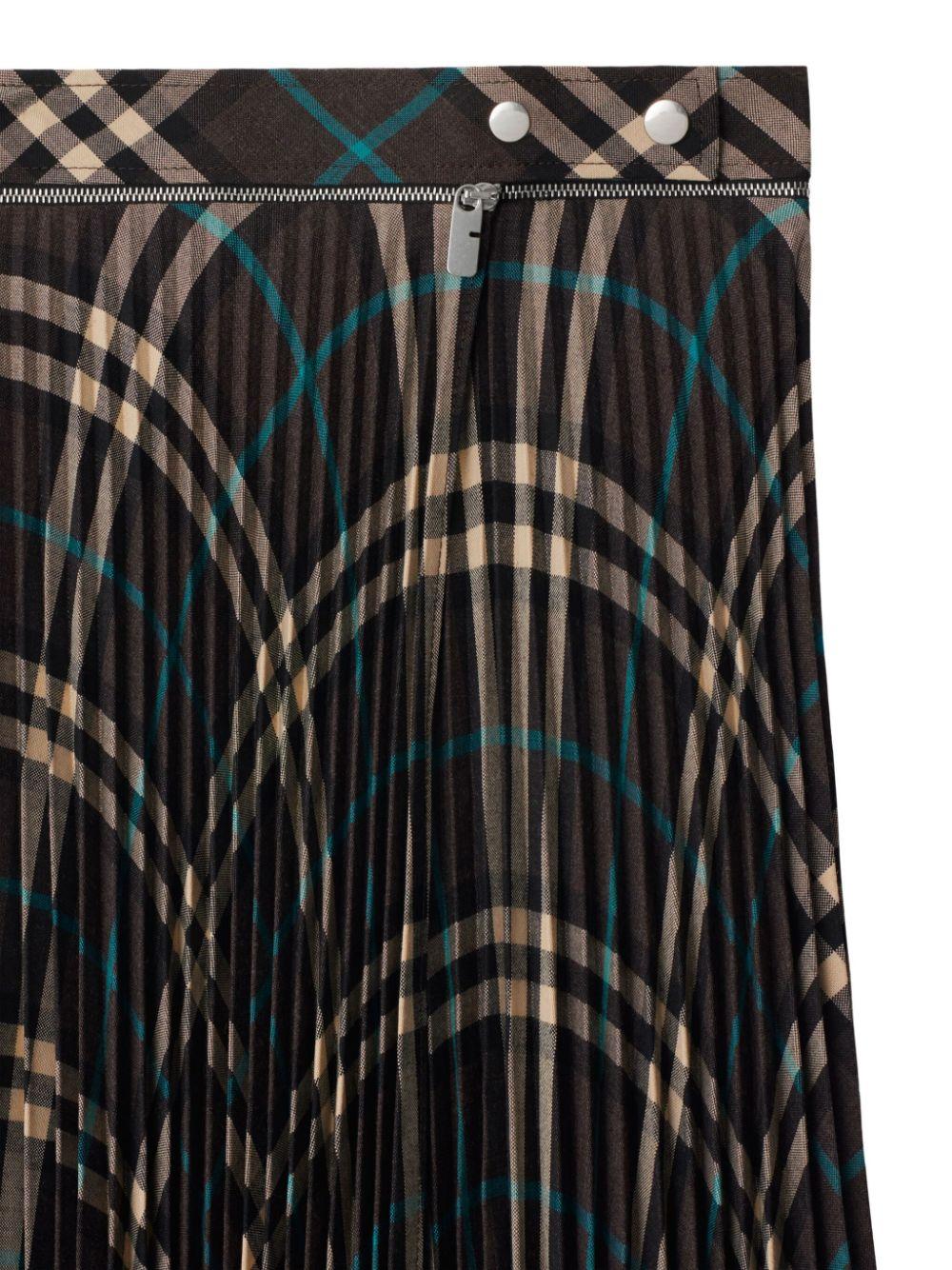 Checked wool skirt<BR/><BR/><BR/> 8093010 C1213 BURBERRY 