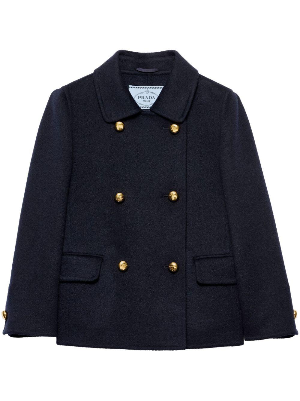 Double-breasted jacket<BR/><BR/><BR/> P536P 13FYF0008 PRADA 