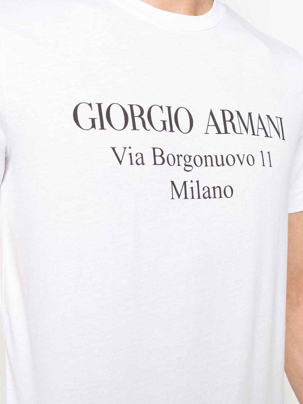 Borgonuovo 11 crew-neck T-shirt 3GST57 SJMCZU090 GIORGIO ARMANI 