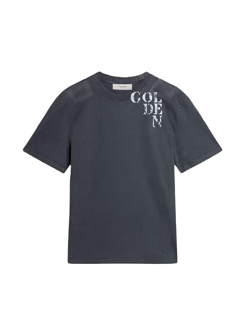 Antique logo T-shirt GMP01220 P00213650100 GOLDEN GOOSE 