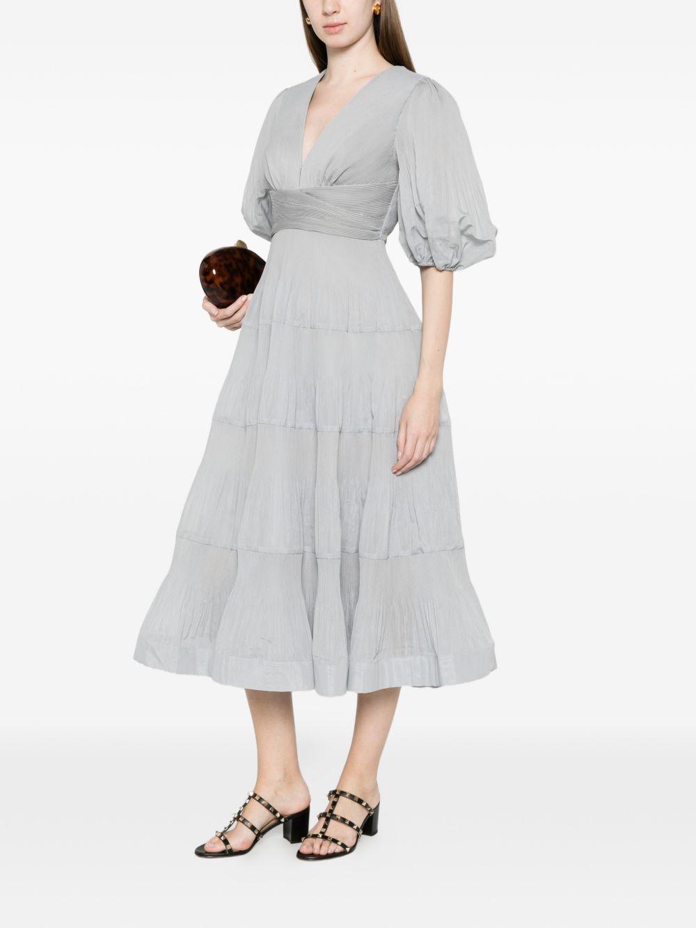 tiered midi dress 3905DS26R STLB ZIMMERMANN 