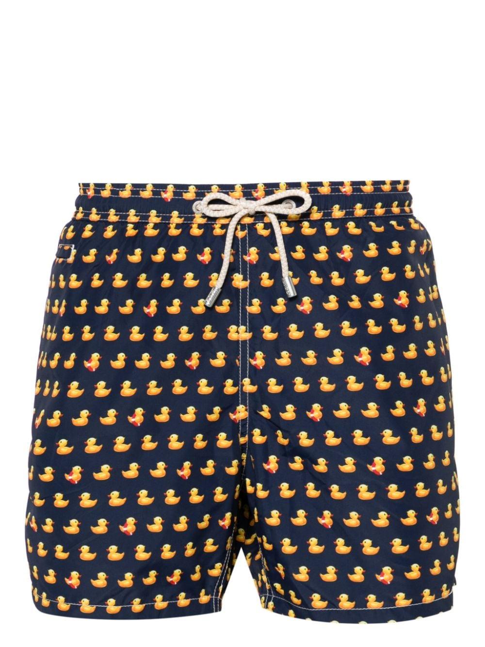Lightweight swim shorts duck print<BR/> LIGHTING 01261FDUCKY 61 MC2 SAINT BARTH 