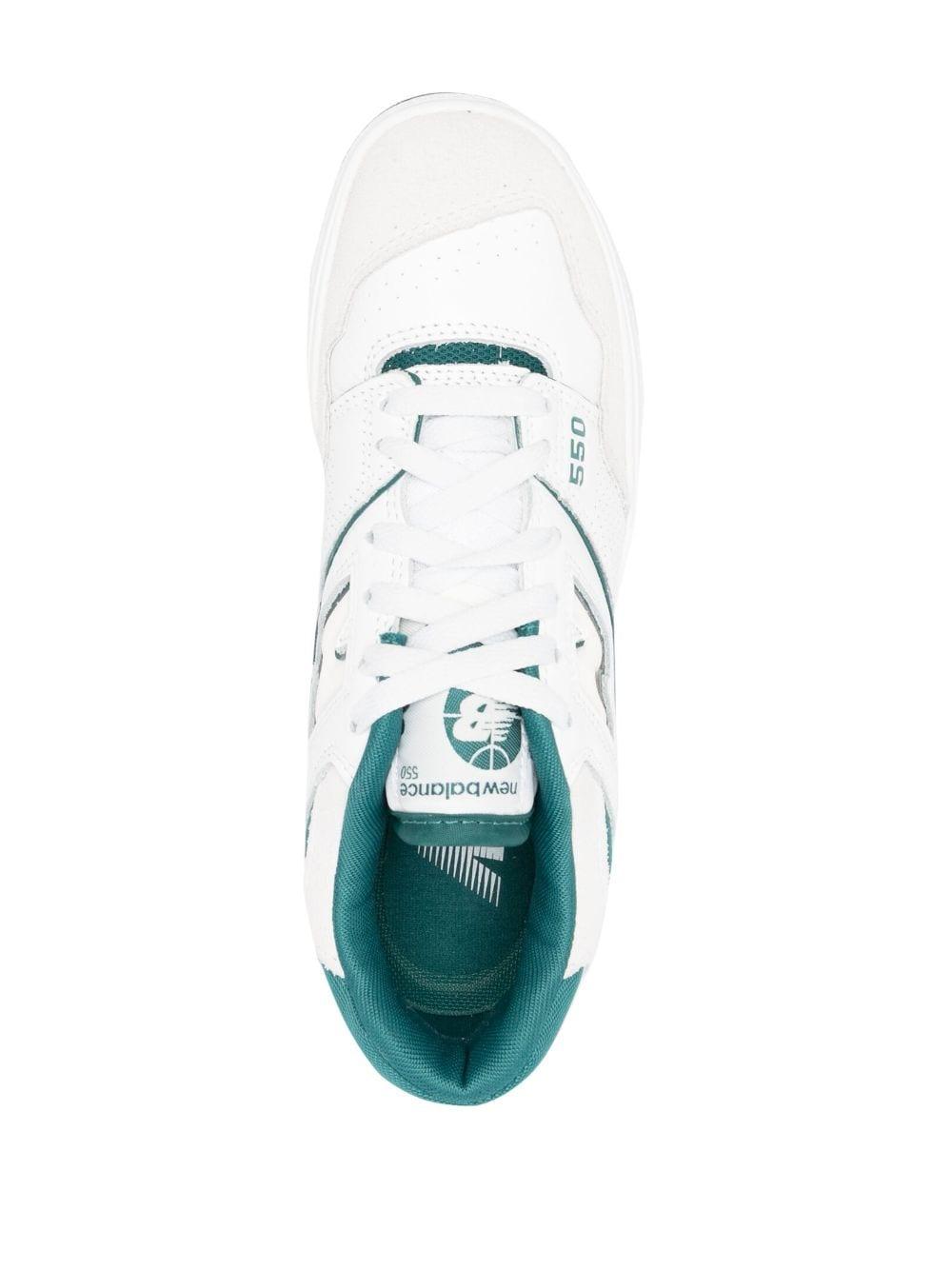550 low-top leather sneakers BB550STA WHITE NEW BALANCE 