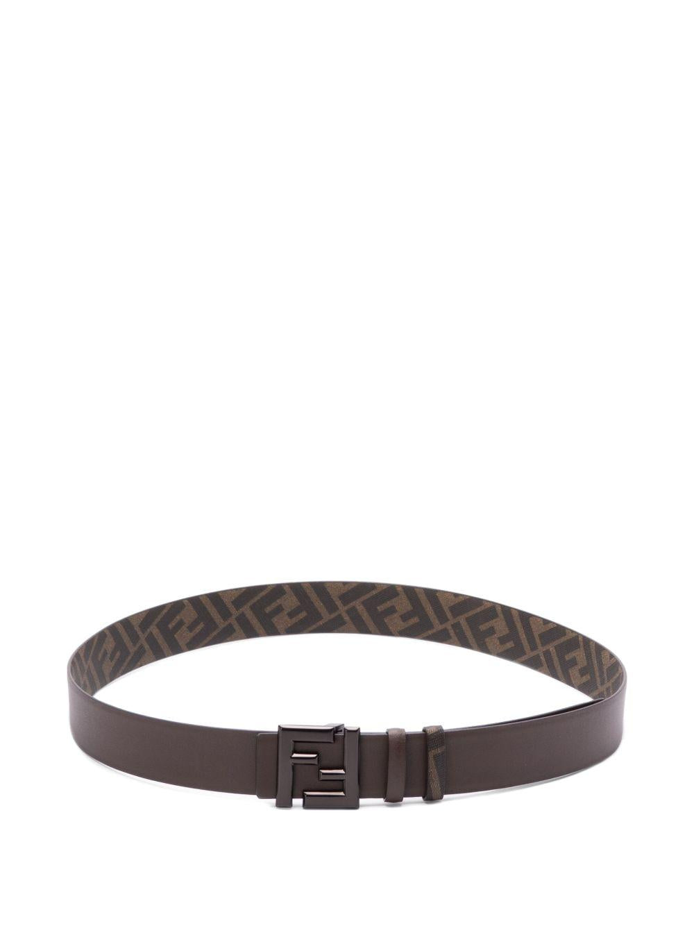 Monogram-print reversible belt<BR/><BR/><BR/> 7C0541 ASIWF1S9V FENDI 