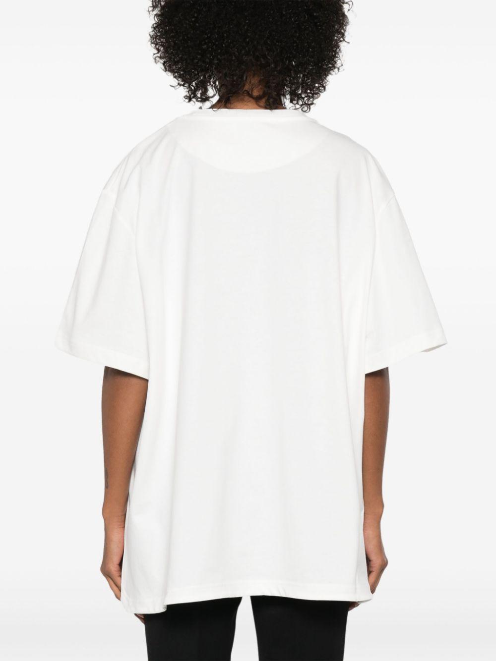 Asymetric T-shirt<BR/><BR/><BR/> 250WCT00350 JJJ025AA001 THE ATTICO 