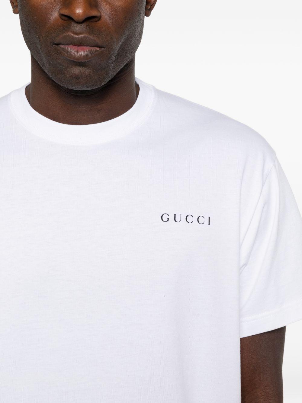 Cotton jersey T-shirt with print 855021 XJHQK9051 GUCCI 