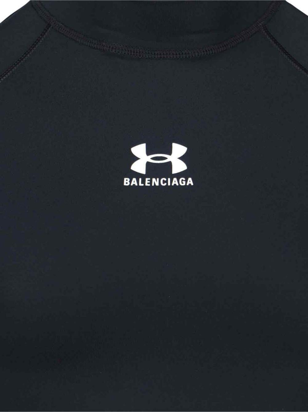 Logo-embroidered T-shirt <BR/>BALENCIAGA I UNDER ARMOUR 816222 TRVY31000 BALENCIAGA I UNDER ARMOUR 