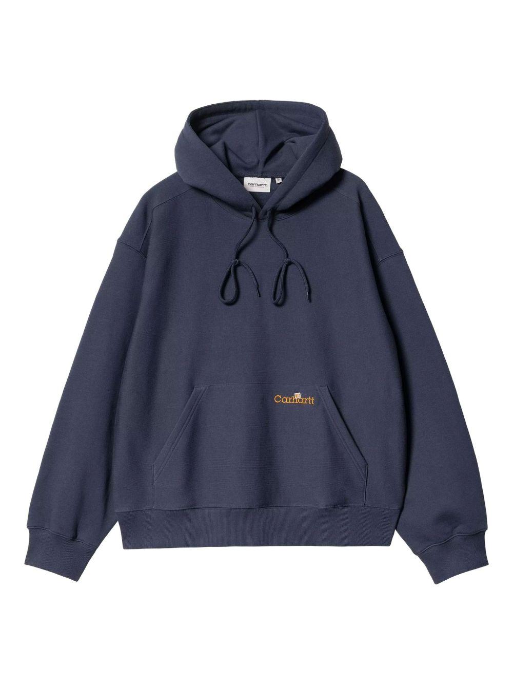 Hooded Label Script Sweat I034430 Hooded Label Script Sweat01.XX CARHARTT WIP 