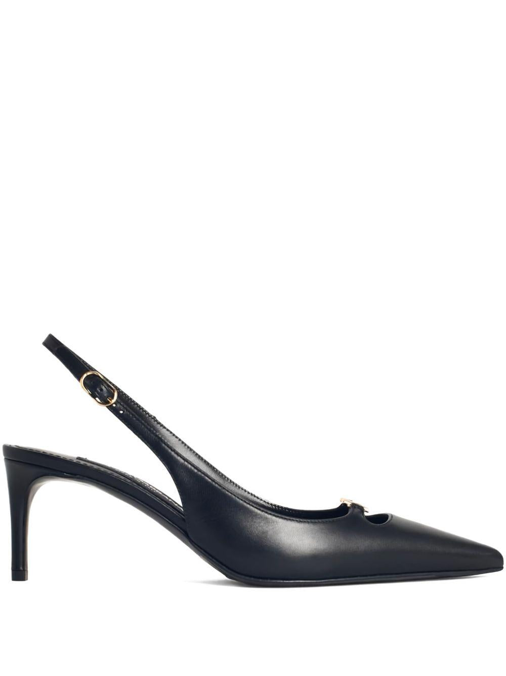 slingback in smooth leather CG0796 A573880999 DOLCE & GABBANA 