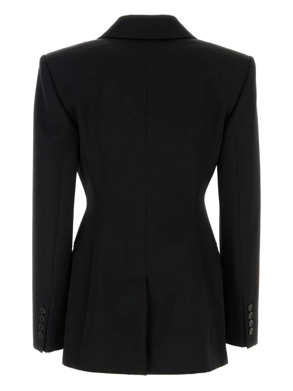 Double-breasted jacket with peak revers BW30KW15CT 001 GIVENCHY 