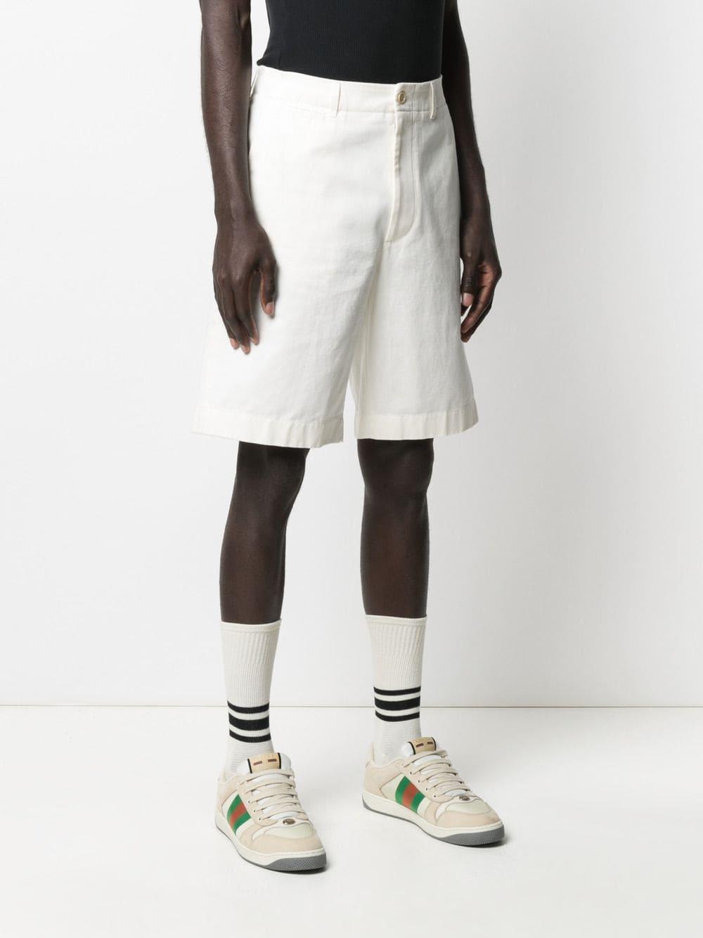 Vintage effect cotton bermuda shorts 639388 ZAF8C9733 GUCCI 