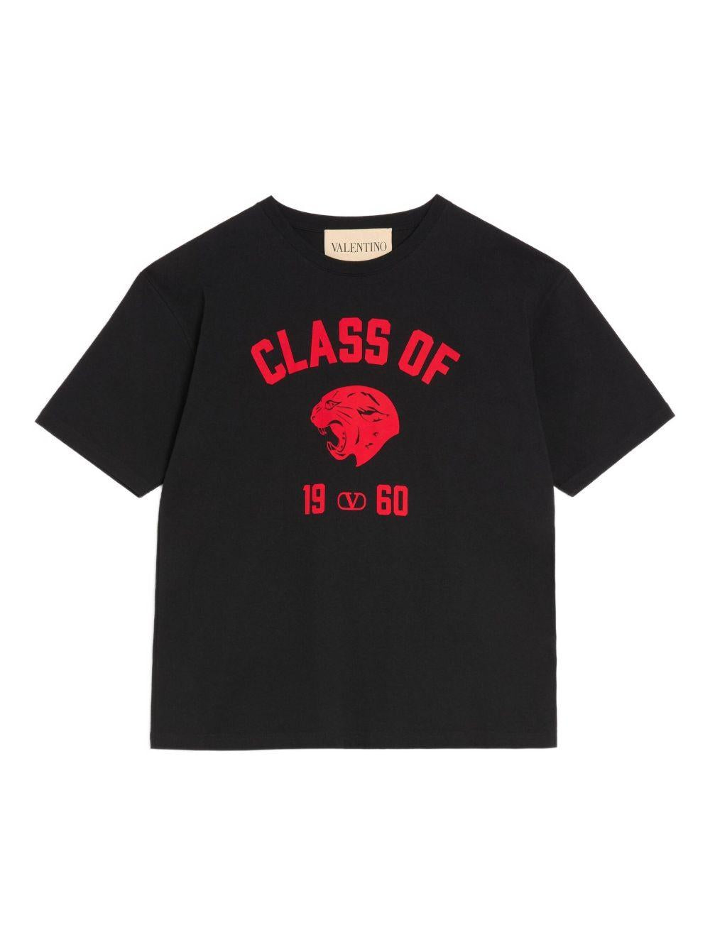 t-shirt "class of 1960" 8V3MG18ABAR 0NR VALENTINO GARAVANI 
