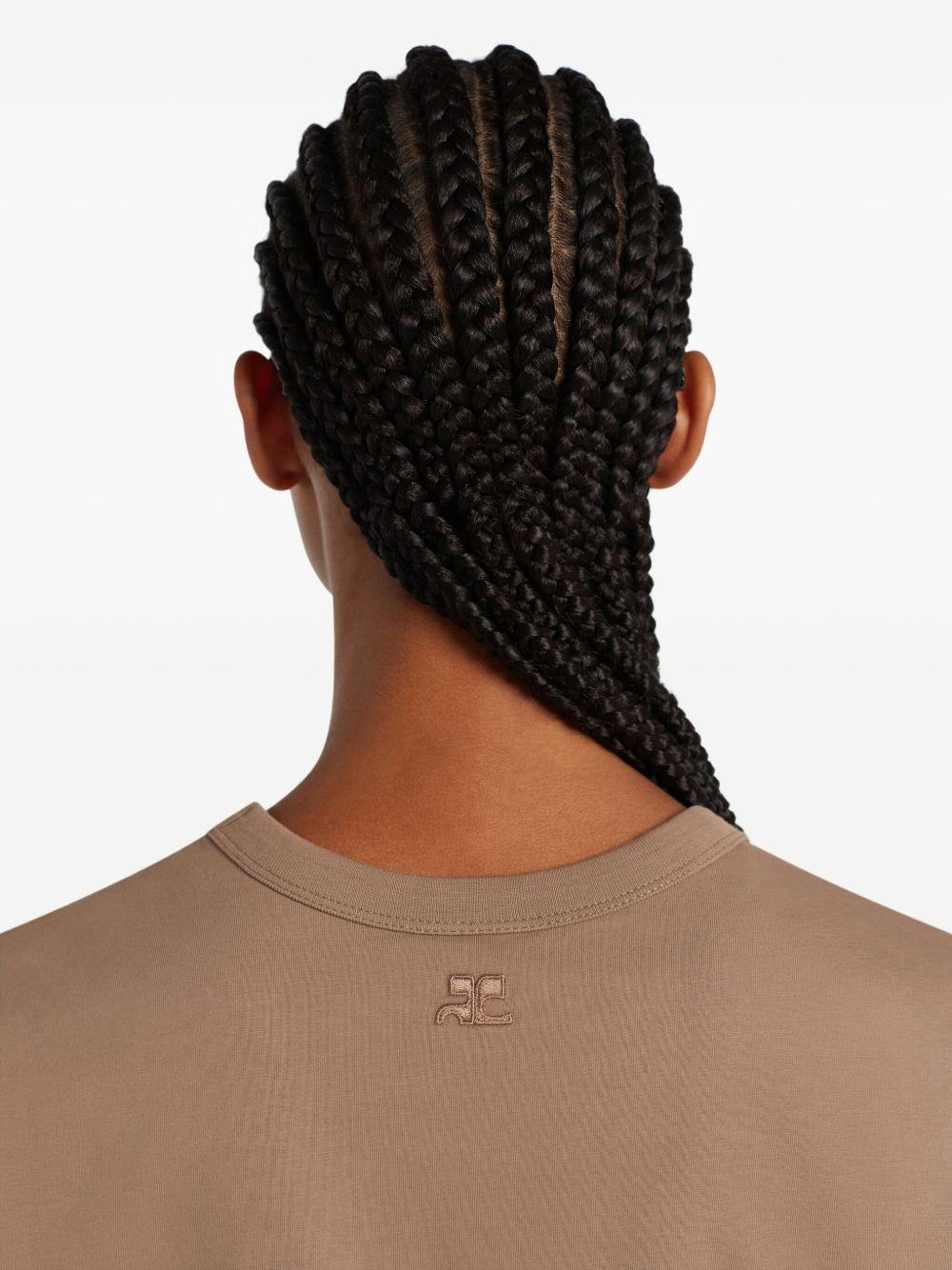 EMBROIDERED T-SHIRT 325JTS217JS0233 1098 COURRÈGES 