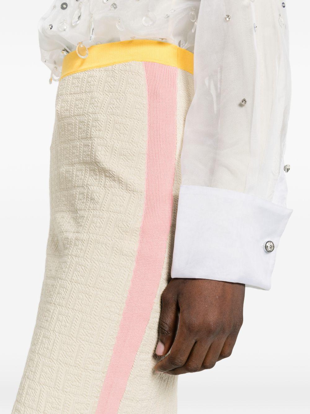 cotton and silk skirt FZS031 AW4SF0WC4 FENDI 