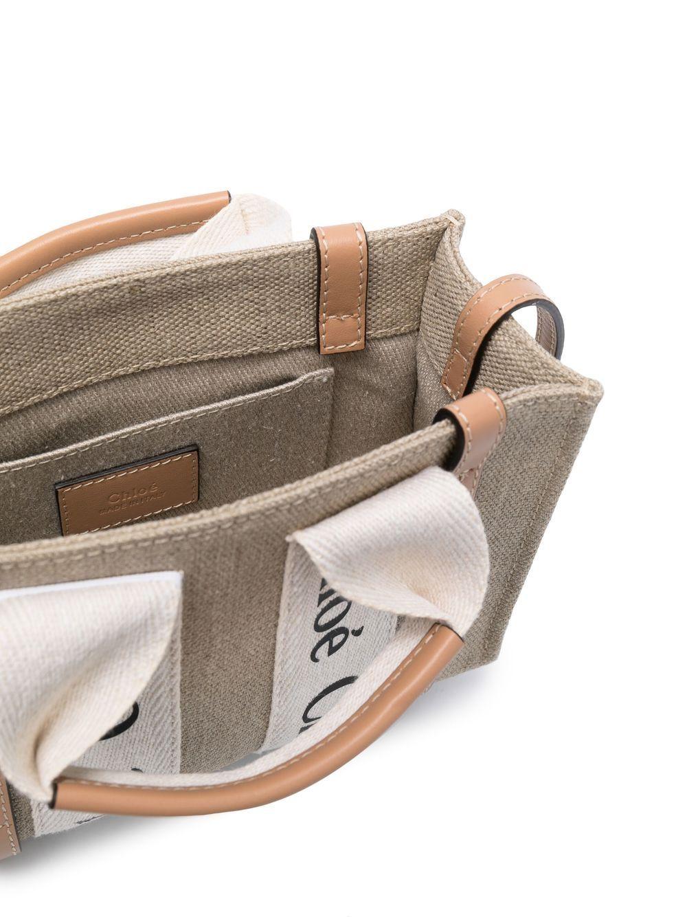 Logo-trim tote bag CHC22AP237I26 90Z CHLOÉ 