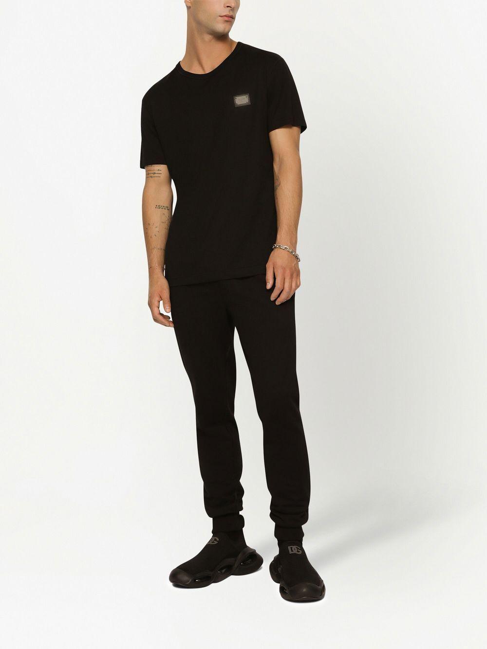 Logo-tag cotton T-shirt G8PT1T G7F2IN0000 DOLCE & GABBANA 