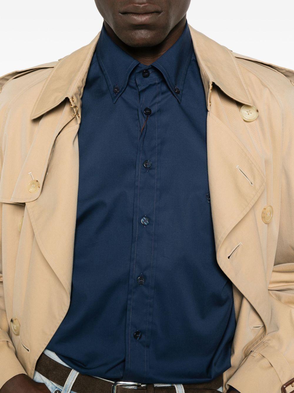 Stretch cotton shirt MRIB0004 AV607B0339 ETRO 