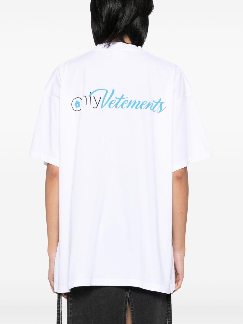 Logo-print T-shirt<BR/><BR/><BR/> UA66TR755 W VETEMENTS 