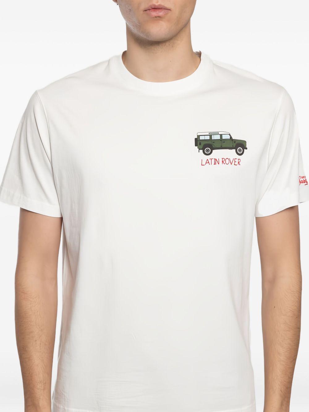 Logo car T-shirt TSHIRTMAN 02704HSBLATINLOVER01NEMB MC2 SAINT BARTH 