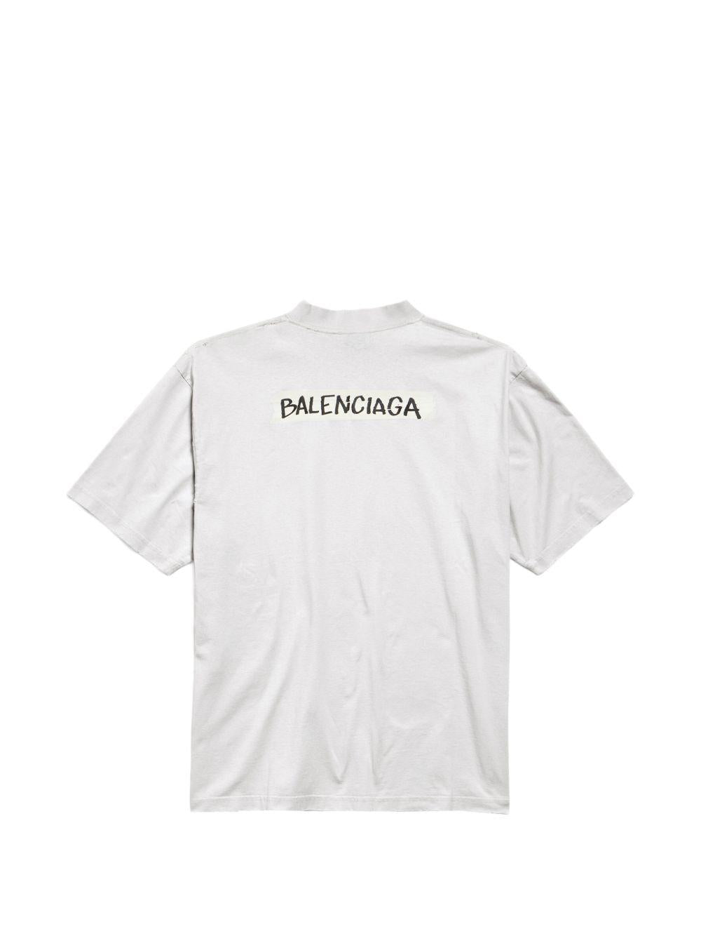 Masking Tape Medium Fit T-shirt 764235 TTVL69012 BALENCIAGA 
