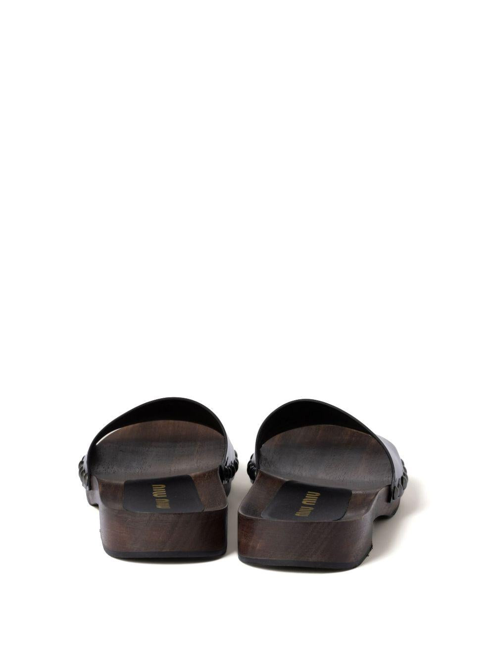 Leather sandals 5Z425EFA030 069F0002 MIU MIU 