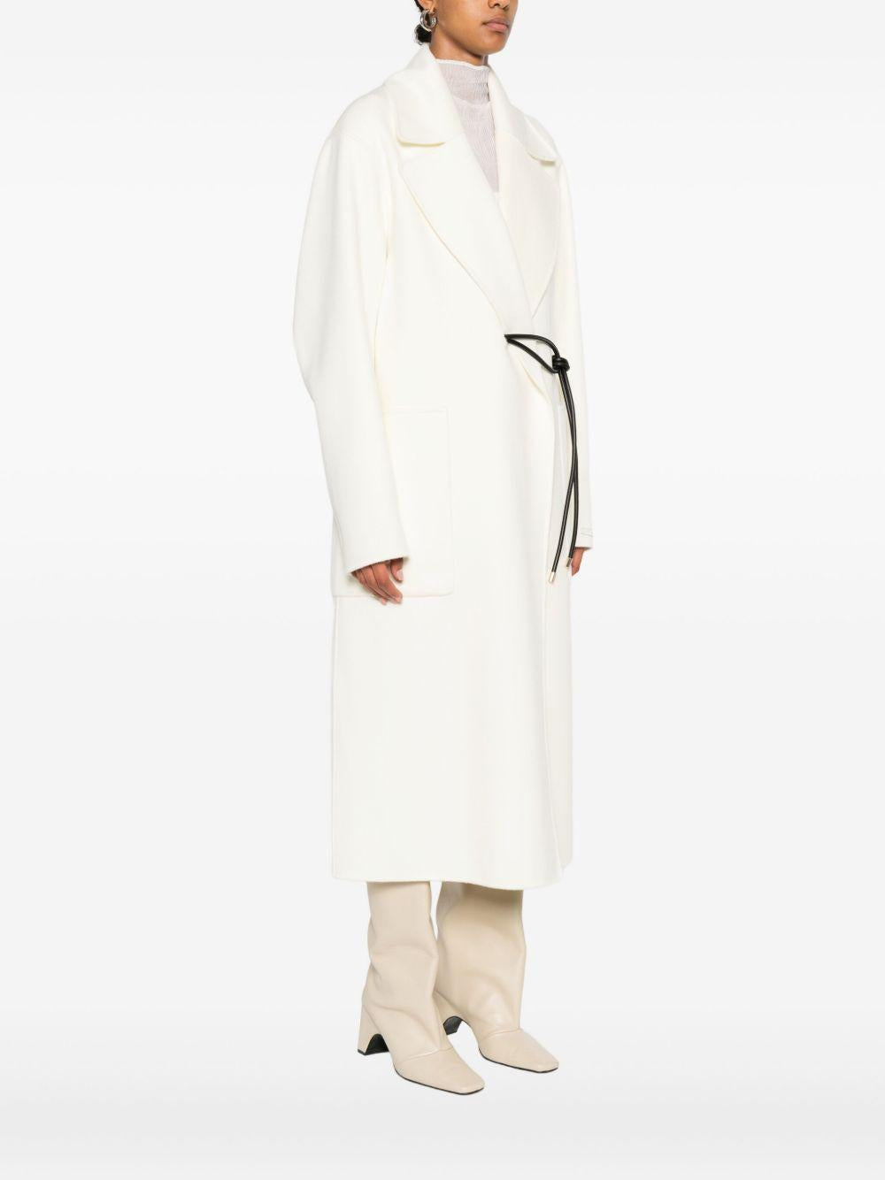 Withe Abate coat 2522016031 ABATE018 SPORTMAX 